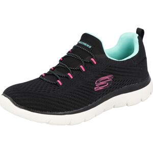 SKECHERS Slip on boty 'Summits - Fast Attraction' mátová / fuchsiová / černá