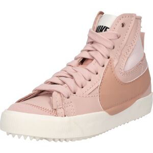 Nike Sportswear Kotníkové tenisky 'Blazer Mid 77' pink / růžová / bílá