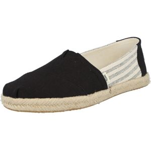 TOMS Espadrilky tmavě modrá / černá / bílá