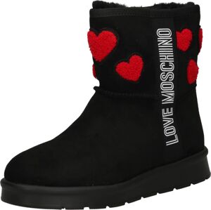 Love Moschino Sněhule červená / černá / bílá