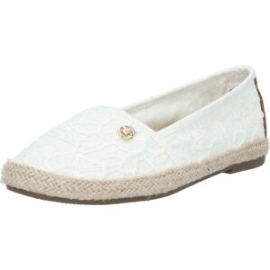 TOM TAILOR Espadrilky krémová / bílá