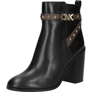 MICHAEL Michael Kors Kozačky 'FARRAH' kaštanově hnědá / zlatá / černá