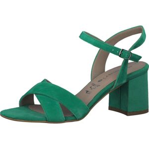 Páskové sandály tamaris zelená