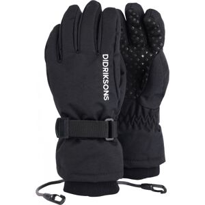 Dětské rukavice Didriksons BIGGLES Gloves prstové - černá 060 Velikost: 8-10