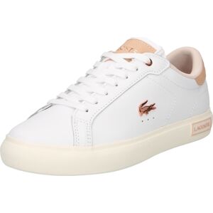 LACOSTE Tenisky 'Powercourt' cappuccino / bílá