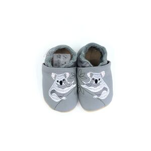 Kožené barefoot capáčky BaBice EM-036 Koala Velikost: 21