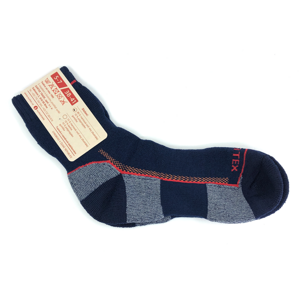 Ponožky Surtex 90% Merino ZIMA Tmavě modré s červenou Velikost: 43 - 46