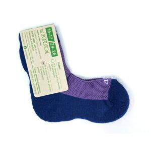 Ponožky Surtex 70% Merino Modré s fialovou Velikost: 20 - 23