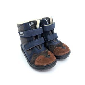 Dětské zimní boty KTR 315 Sova modrá VLNA Velikost: 30