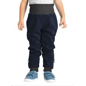 UNUO Batolecí Softshellové kalhoty s fleecem STREET tmavě modrá Velikost: 98 - 104
