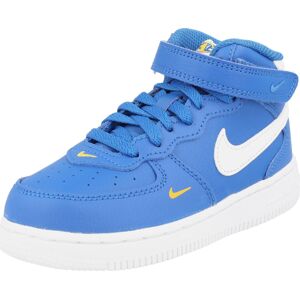Tenisky 'Force 1' Nike Sportswear modrá / žlutá / bílá