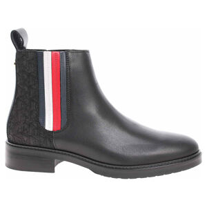 Dámské polokozačky Tommy Hilfiger FW0FW04327 990 black 38