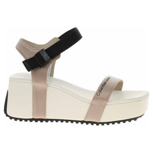 Dámské sandály Calvin Klein YW0YW00980 0K7 Creamy White-Merino 36