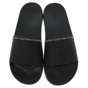 Pánské plážové pantofle Calvin Klein HM0HM00981 Ck Black 43