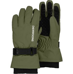Dětské rukavice Didriksons BIGGLES Gloves prstové - Deep Green 300 Velikost: 8-10