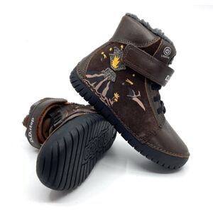 Svítící zimní boty DD Step W050-323B Chocolate Velikost: 28