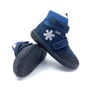 Zimní boty Jonap Jerry VLNA s membránou tmavě modrá vločka Velikost: 22