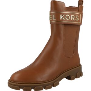 MICHAEL Michael Kors Chelsea boty 'Ridley' hnědá / zlatá