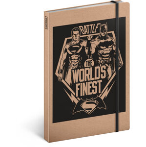Presco Notes Batman vs. Superman – Battle, linkovaný, 13 × 21 cm