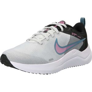 Běžecká obuv 'Downshifter 12' Nike kouřově modrá / světle šedá / růžová / černá