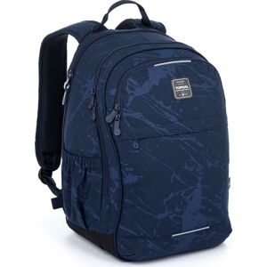 Studentský batoh Modré žíhání Topgal RUBI 24033