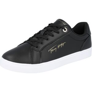 TOMMY HILFIGER Tenisky zlatá / černá