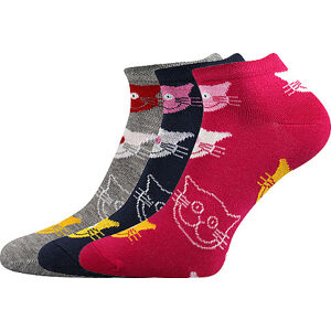 Boma® 3PACK Ponožky Piki 52 - mix Velikost: 35-38 (23-25)