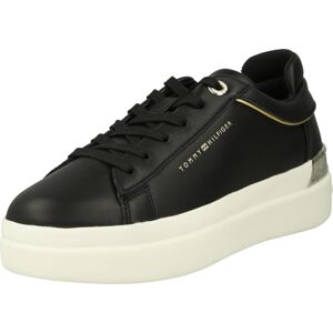 TOMMY HILFIGER Tenisky zlatá / černá