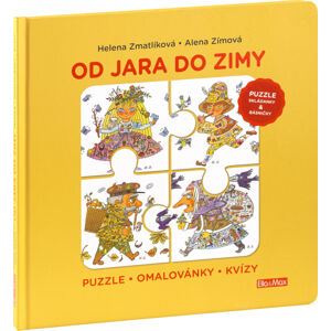 ELLA & MAX OD JARA DO ZIMY – Puzzle, básničky, omalovánky, kvízy