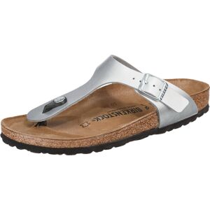 Žabky 'Gizeh' Birkenstock stříbrná