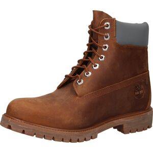 TIMBERLAND Šněrovací boty hnědá / šedá