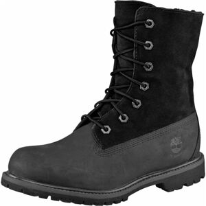 TIMBERLAND Šněrovací kozačky černá