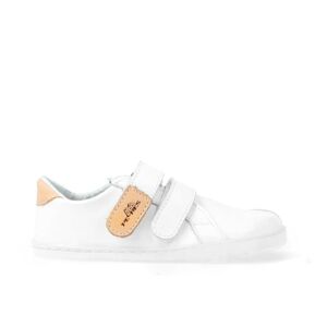 PEGRES CELOROČNÍ TENISKY BF54 White | Dětské barefoot tenisky - 25