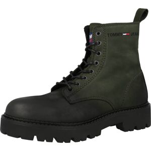 Tommy Jeans Šněrovací boty námořnická modř / zelená / červená / bílá