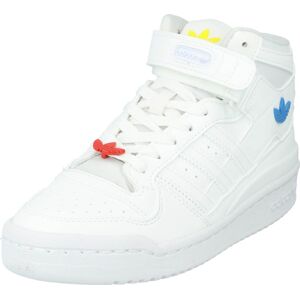 Tenisky 'Forum Mid' adidas Originals modrá / žlutá / červená / bílá