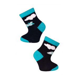 Bavlněné ponožky Trepon LETADLO tmavě modré Velikost: 31 - 34