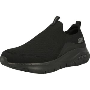 SKECHERS Slip on boty černá