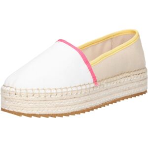 Tommy Jeans Espadrilky béžová / žlutá / pink / bílá