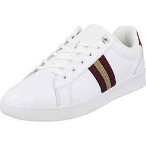 TOMMY HILFIGER Tenisky zlatá / červená / černá / bílá