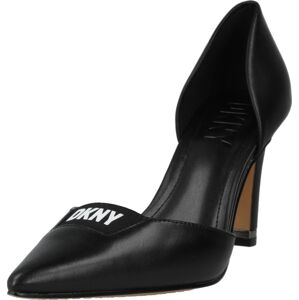 DKNY Lodičky 'CARLENE' černá / bílá