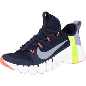 NIKE Sportovní boty 'Free Metcon 3' světlemodrá / tmavě modrá / žlutá / šedá