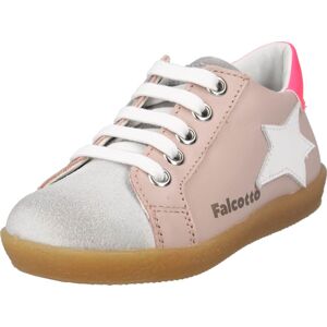 Falcotto Tenisky 'ALNOITE' pink / růžová / stříbrná / bílá
