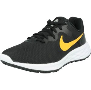 Běžecká obuv 'Revolution 6' Nike zlatě žlutá / černá