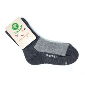 Zimní ponožky Surtex 80% Merino Šedé Velikost: 18 - 19
