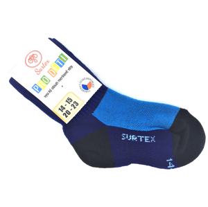 Zimní ponožky Surtex 70% Merino Modré Velikost: 20 - 23