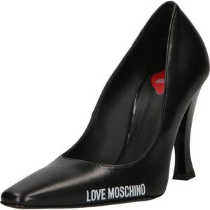 Lodičky Love Moschino černá / bílá