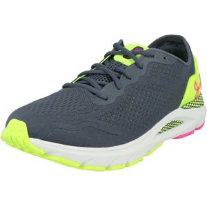 UNDER ARMOUR Sportovní boty 'Sonic 6' čedičová šedá / světle šedá / svítivě zelená / pink