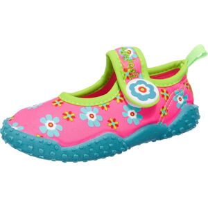 PLAYSHOES Polobotky aqua modrá / kiwi / pink / červená / bílá