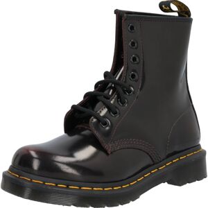 Dr. Martens Šněrovací kozačky bordó