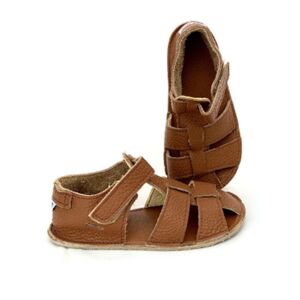 BABY BARE SANDÁLKY/BAČKORY NEW  All Brown | Dětské barefoot sandály - 23